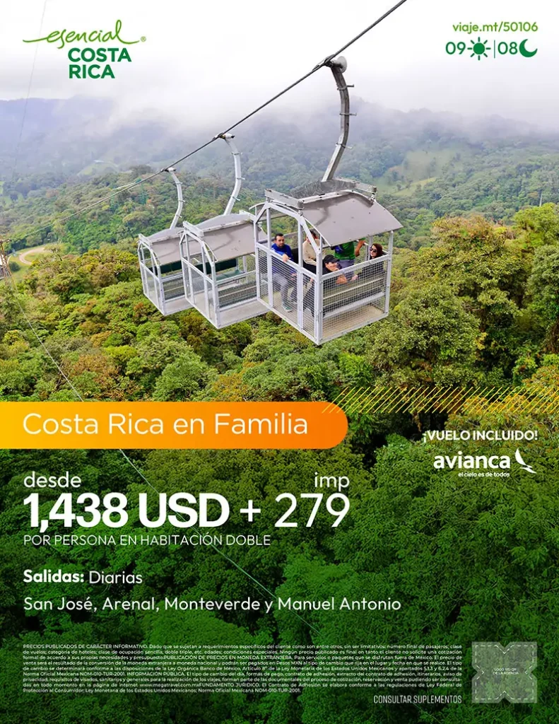 Costa Rica en familia
