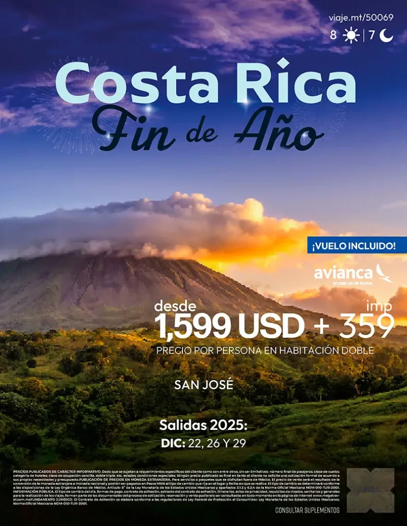 Costa Rica especial fin de año