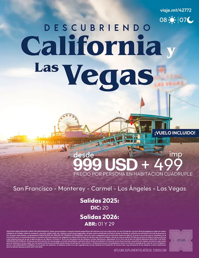 Descubriendo California y Las Vegas