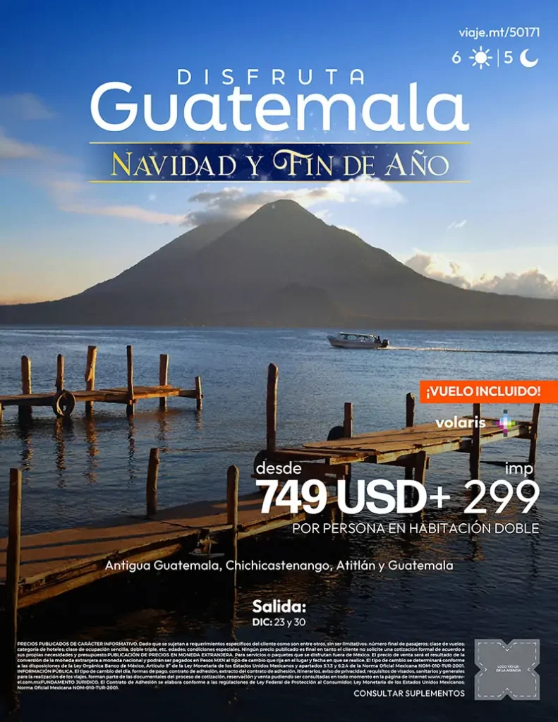 Disfruta Guatemala, navidad y fin de año