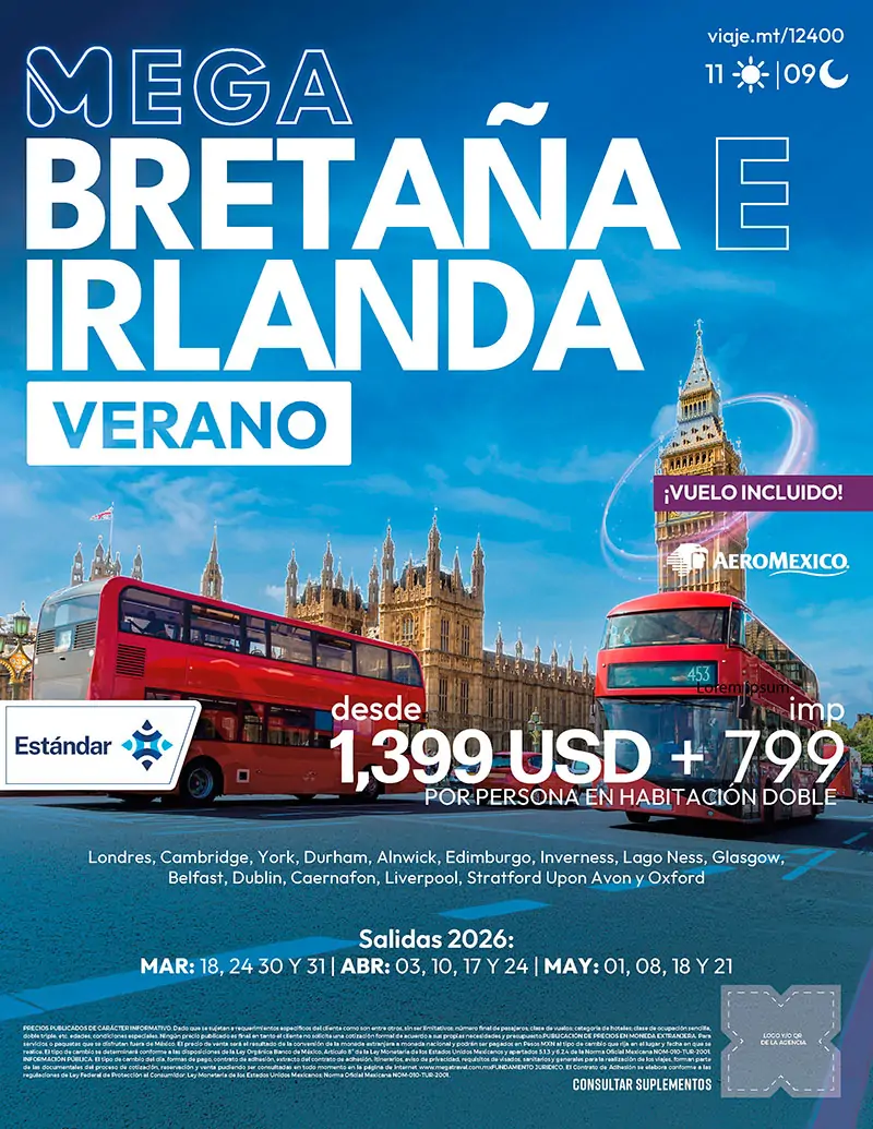 Mega Bretaña e Irlanda