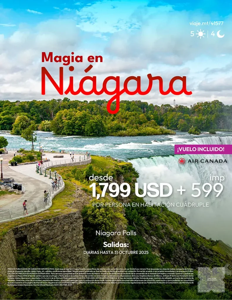 Magia invernal en Niágara
