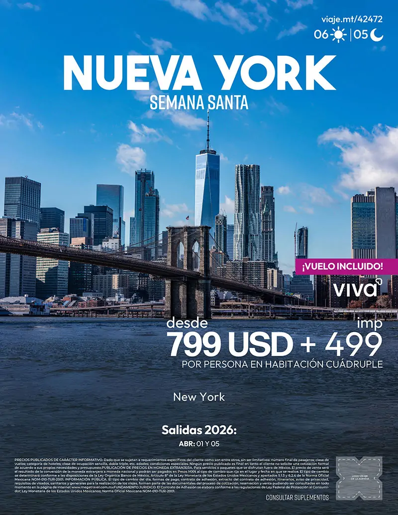 Nueva York en Semana Santa 2026