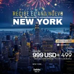 Recibe el año nuevo en Nueva York