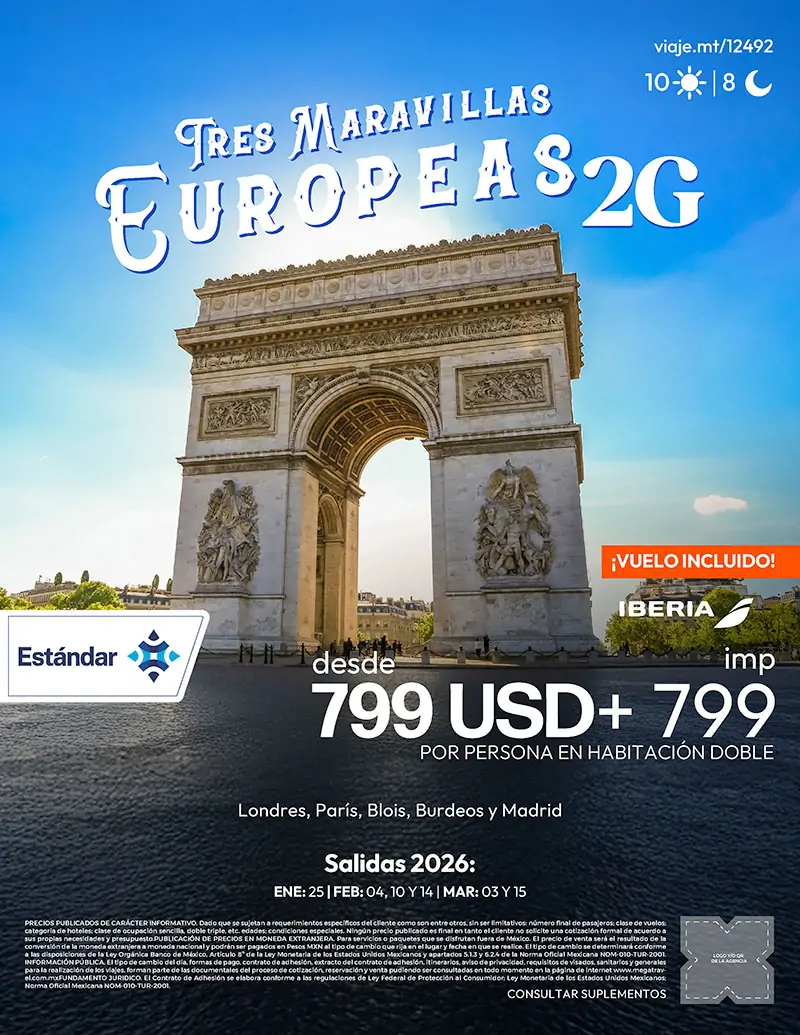 Tres maravillas Europeas 2G