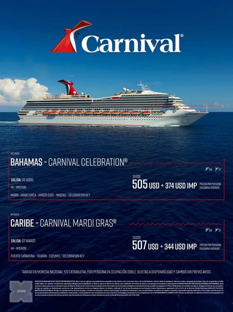 Carnival Bahamas y Caribe
