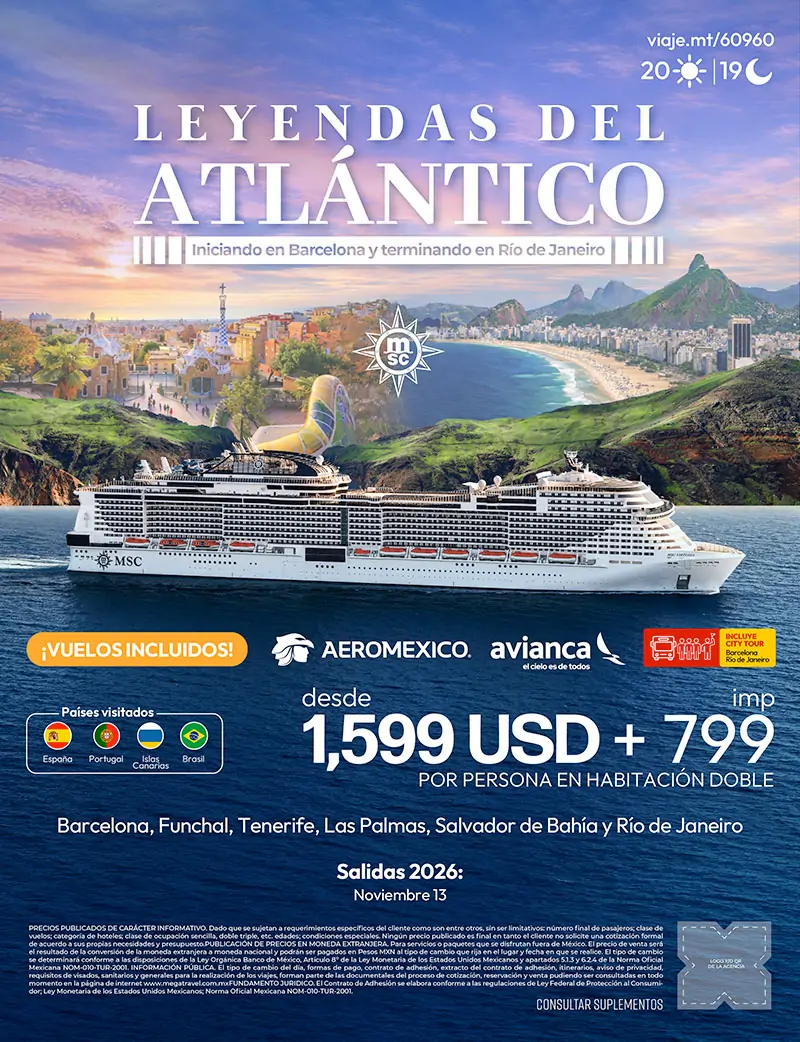 MSC. Leyendas del Atlántico