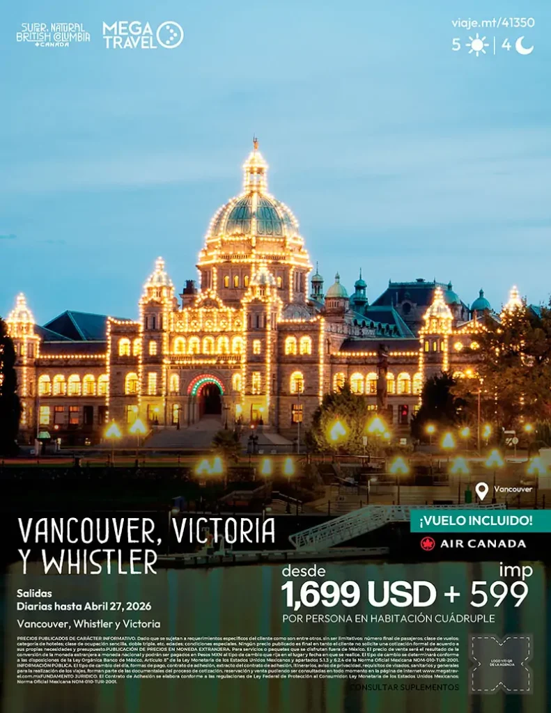 Vancouver, Victoria y Whistler