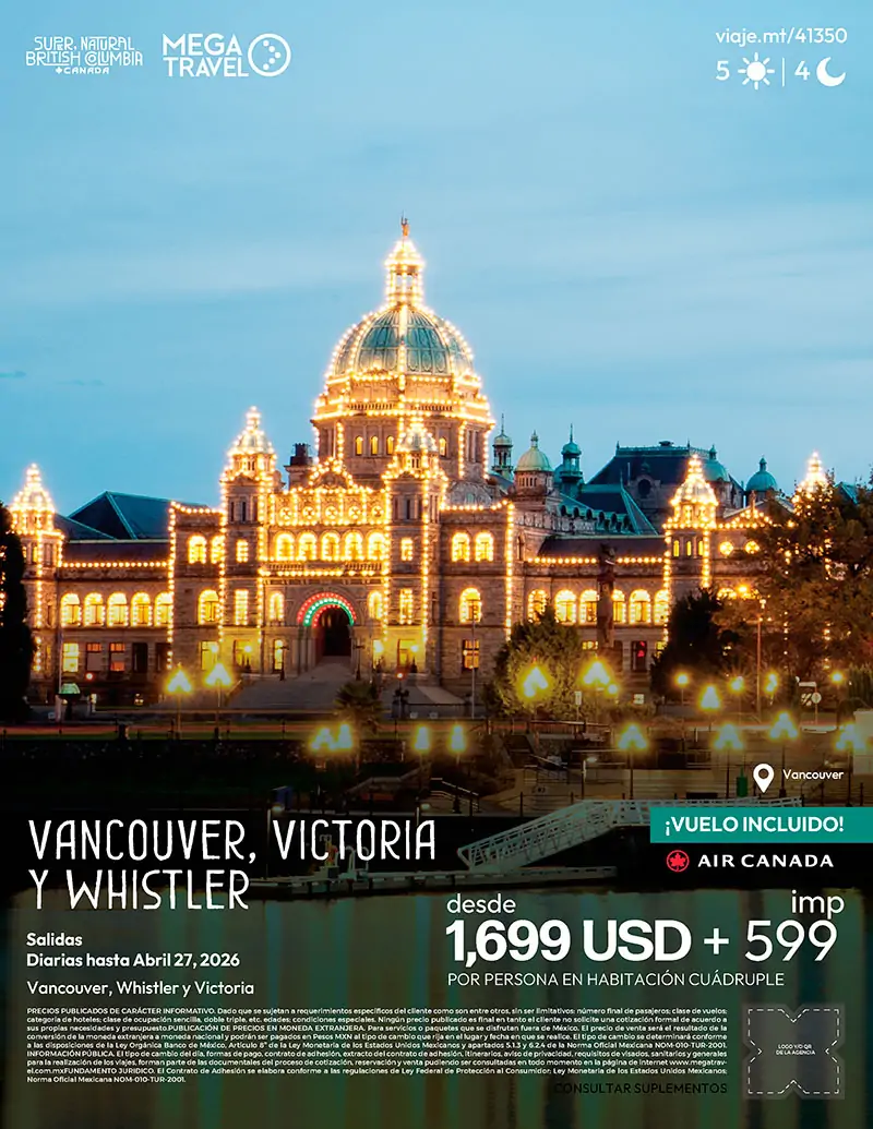 Vancouver, Victoria y Whistler