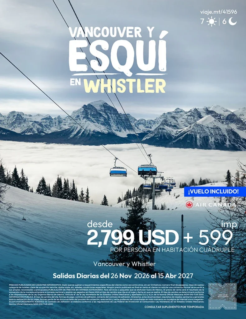 Vancouver y esquí en Whistler